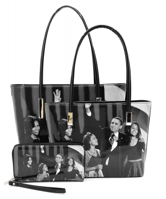 Magazine Cover 3-in-1 Tote Set OB2669C GRAYBLACK